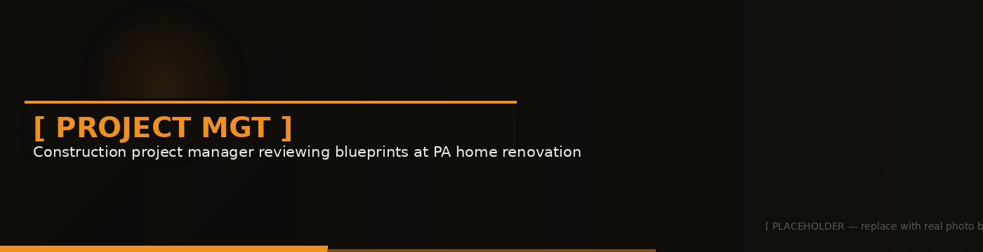 Project Management & Owner's Rep